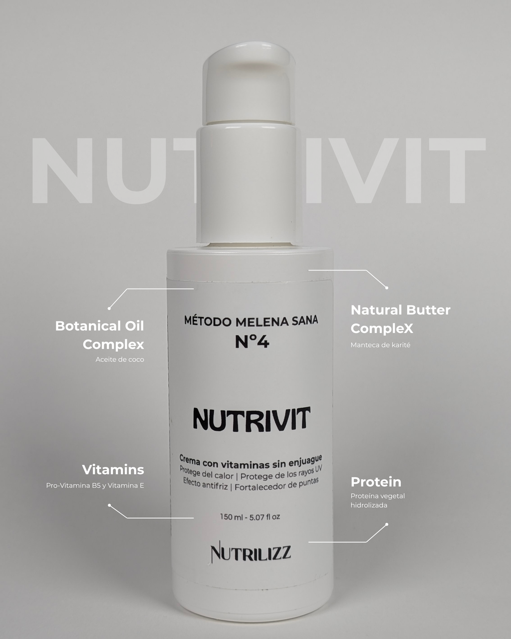 NutriVit - Crema de peinar protectora