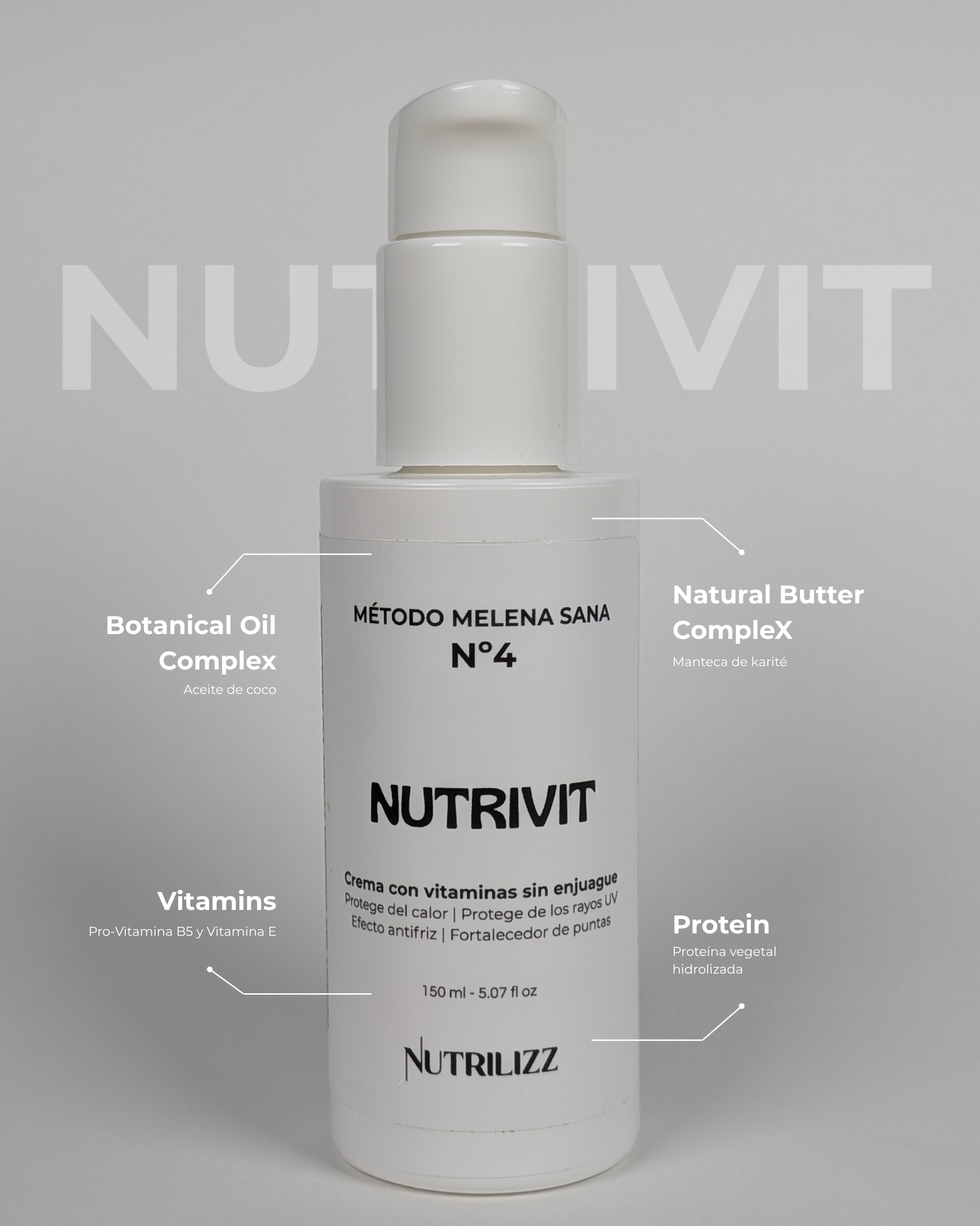 NutriVit - Crema de peinar protectora